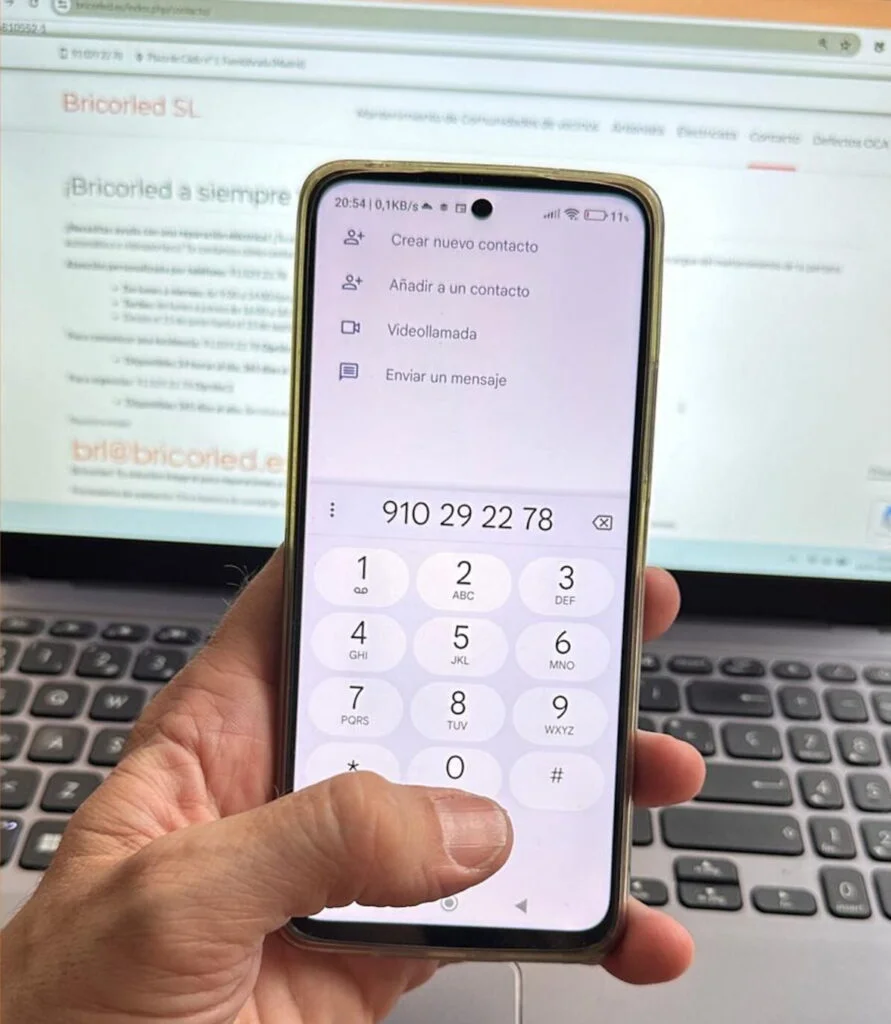 Contacto con Bricorled